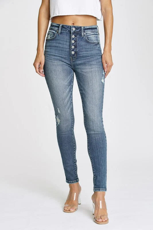 Bella High-Rise Skinny - Side Chick